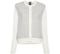 BOSS knitted-edge panelled jacket - White M-L-XXL