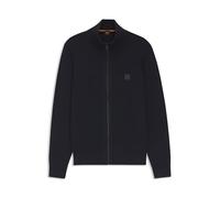 BOSS Knitted Jacket In Cotton And Cashmere