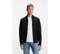BOSS Knitted jacket in cotton and cashmere - Style Kanozip_S, 50543692 Dark Blue XL