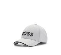 Boss Knitted-piqué Six-panel Cap with Embroidered Logo - Light Beige