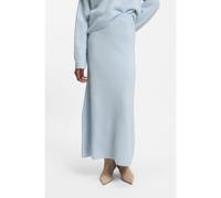 BOSS Knitted skirt with logo charm - Style C_Fici, 50548955 Light Blue XL