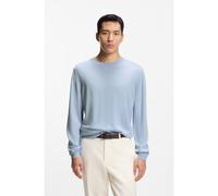 BOSS Knitted sweater in wool, silk and cashmere - Style L-Overo, 50544808 Light Blue M