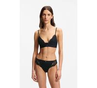 BOSS Lace briefs with mesh pleating details - Style BRIEF_BLOSSOM, 50556187 Black L