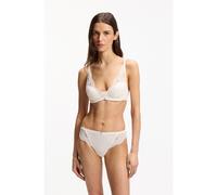 BOSS Lace briefs with mesh pleating details - Style BRIEF_BLOSSOM, 50556187 White M