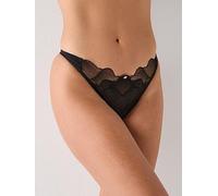 BOSS Lace Thong, Black, Size Xl, Women Black