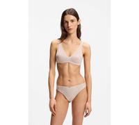 BOSS Lace-trim thong - Style THONG_B LACE, 50566686 Light Beige L