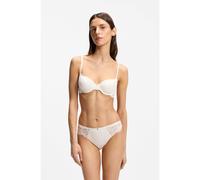 BOSS Lace underwire bra with double straps - Style DEMI_BLOSSOM, 50556310 Natural 32C