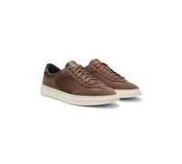 BOSS Lace-up trainers with suede trims - Style Kieran_Tenn_sdnyn, 50567947 Dark Brown 9