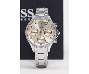 BOSS Ladies Hera Rose Dial Stone Set Bezel Watch 1502565
