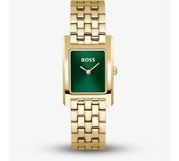 BOSS Ladies Lucy Gold Tone Green Dial Watch 1502785