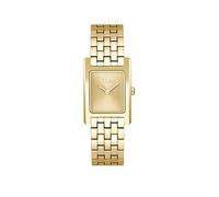 BOSS Ladies Lucy Light Gold IP Tank Watch, Gold, Women Gold