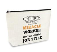 Boss Leader Gifts for Women Makeup Bag Office Manager Gifts Boss Lady Gift Manager Appreciation Gift Boss Day Christmas Thanksgiving Birthday Gifts for Boss Mentor Female Going Away Gift Cosmetic Bag