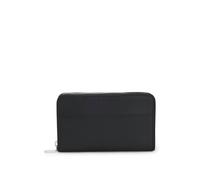 BOSS Leather belt bag with plain and grained finishes - Style New Crosstown WI_Crs, 50552504 Black pcs.