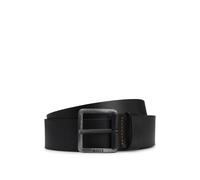 BOSS Leather belt with logo buckle - Style Jeeko_Sz40, 50541165 Black