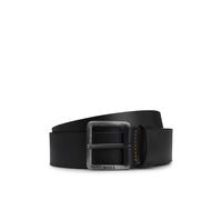 BOSS Leather belt with logo buckle - Style Jeeko_Sz40, 50541165 Black 38