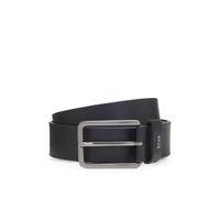 BOSS Leather belt with logo-lettering keeper - Style Calis-Logo_Sz35, 50481045 Black 30