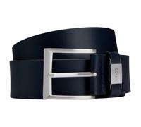Boss Connio belt leather 115 cm blue