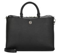 BOSS Leather Business Bag Shoulder Bag with Laptop Compartment Beyond Briefcase Black