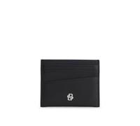 BOSS Leather card holder with Double B monogram - Style B_Icon_L_S Card, 50568389 Black pcs.