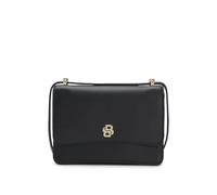 BOSS Leather crossbody bag with Double B monogram trim - Style BOSS BEYOND Crossb., 50554935 Black pcs.