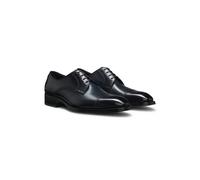 BOSS Leather Derby shoes with brogue details - Style Rill_Derb_bubrct, 50552364 Dark Blue 10