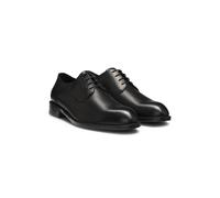 BOSS Leather Derby shoes with stitching details - Style Tayil_Derb_bunl, 50541701 Black 10.5