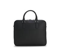 BOSS Leather document case with plain and grained finishes - Style New Crosstown WI_Doc, 50552467 Black pcs.