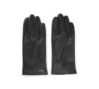 BOSS Leather gloves with knitted lining and touchscreen-friendly fingertips - Style Gueen-ME, 50526613 Black 8.5