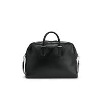 BOSS Leather holdall with embossed logo - Style Madison-B1_FS_Holdal, 50563921 Black pcs.