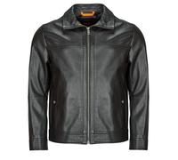 BOSS Leather jacket Jorest in Black UK 22
