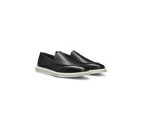 BOSS Leather loafers with rubber outsole - Style Randy_Loaf_ltgr, 50546986 Dark Brown 9