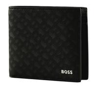 BOSS Leather Purse Zair 4 CC Coin Wallet Black