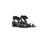 BOSS Leather sandals with block heel - Style Charlize_San50_VCBK, 50542229 Black 7