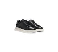 BOSS Leather trainers with rubber outsole - Style Bulton_Runn_lt_N, 50497887 Black 8