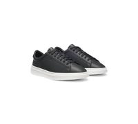 BOSS Leather trainers with rubber sole - Style Kieran_Tenn_allt, 50552853 Black 11