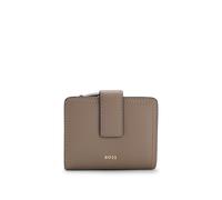 BOSS Leather wallet with logo lettering - Style Lenah new Sm Wallet, 50568170 Light Brown pcs.