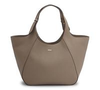 BOSS Lenah Big Tote Bag Leather Open Brown Taupe
