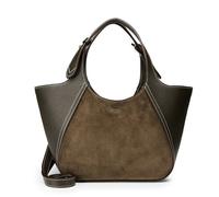 Boss Lenah Shoulder Bag Leather 22 cm green