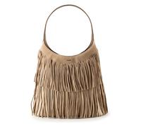 Boss Lenah Shoulder Bag Leather 28 cm brown