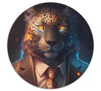 Boss Leopard Jigsaw Puzzles for Adults 1000 Piece Jigsaw Puzzles for Adults Perfect for Teenagers & Family Fun, for Birthdays 1000pcs (67.5x67.5cm)