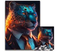 Boss Leopard Jigsaw Puzzles for Adults, 1000 Piece Puzzles for Adults Challenging Brain Teaser for Teenagers, Family Fun Interactive Game 26X38CM/10.23x14.96inch