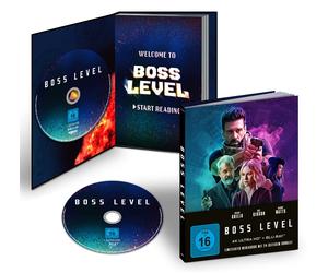 BOSS LEVEL 2021 / Mel Gibson / 2 Disc Mediabook 4K UHD & 2D / NEW RB Blu Ray