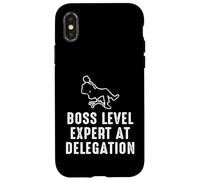 Boss Level: Expert at Delegation Case for iPhone X/XS