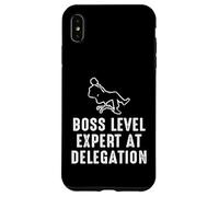 Boss Level: Expert at Delegation Case for iPhone XS Max