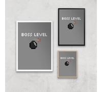 Boss Level Gaming Art Print - A3 - Print Only