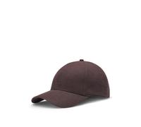 BOSS Linen cap with embroidered logo - Style Zed-LN, 50539422 Dark Brown pcs.