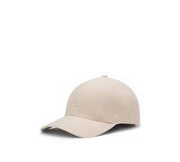 BOSS Linen cap with embroidered logo - Style Zed-LN, 50539422 Light Beige pcs.