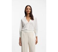 BOSS Linen-cotton cardigan with buttoned front - Style Farcisox, 50562966 Natural XXL