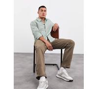 BOSS Linen Mix Pale Green Shirt Boss BOSS Linen Mix Pale Green Shirt Pale Green 43