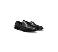 BOSS Loafers in smooth leather with penny trim - Style Tayil-L_Loaf_bu, 50548278 Black 10.5